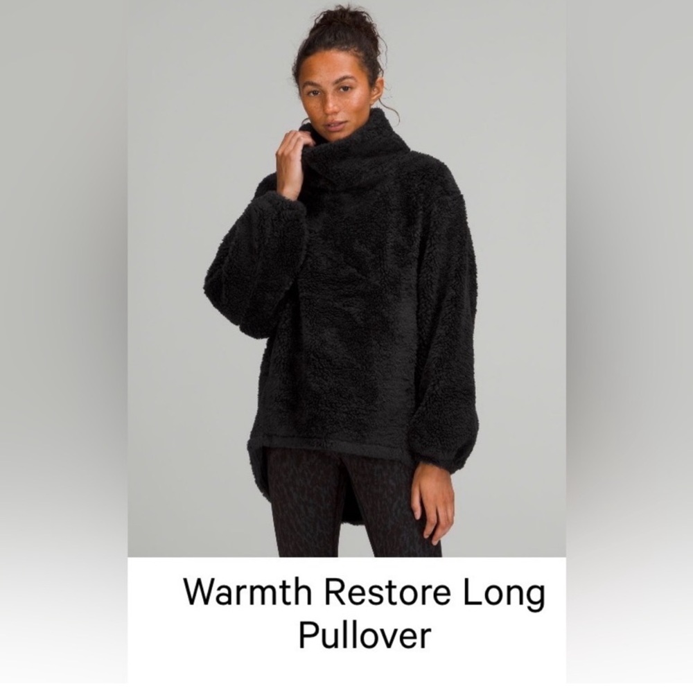 lululemon athletica Cozy Black Turtleneck Sweater